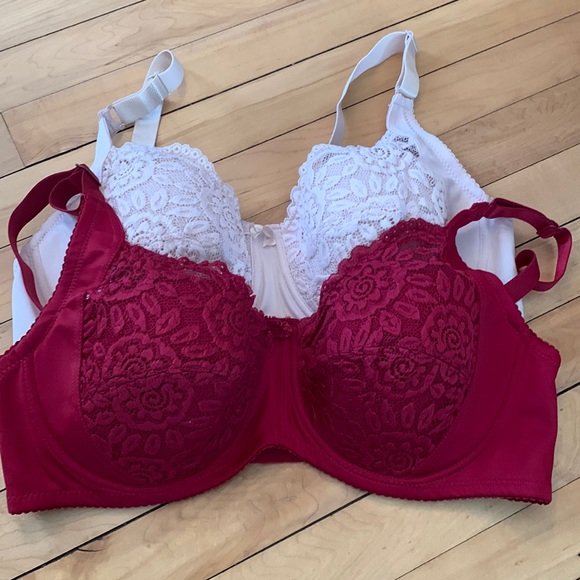Yalisi Other - Yalisi Red White Lace Bras Set of 2